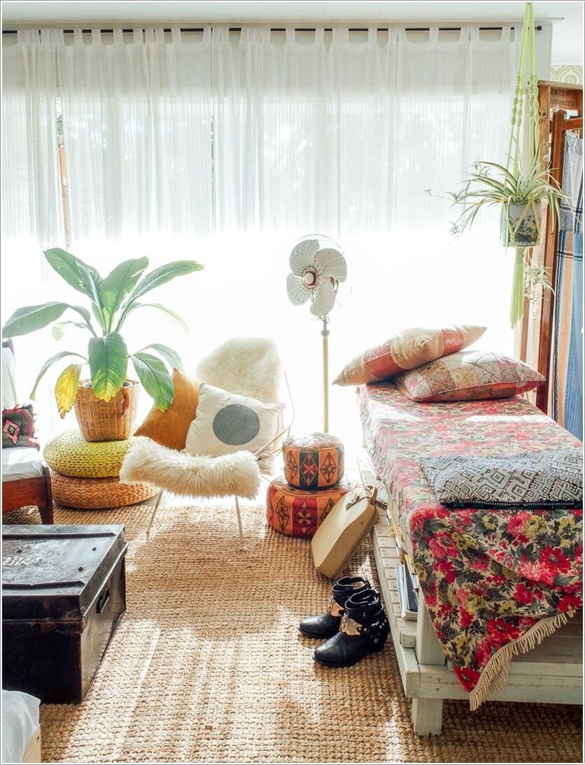 bohemian living room