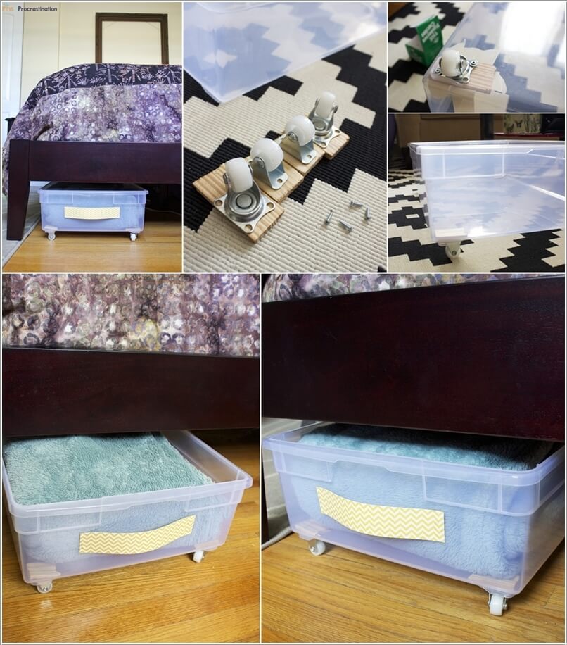 DIY Under Bed Storage Ideas