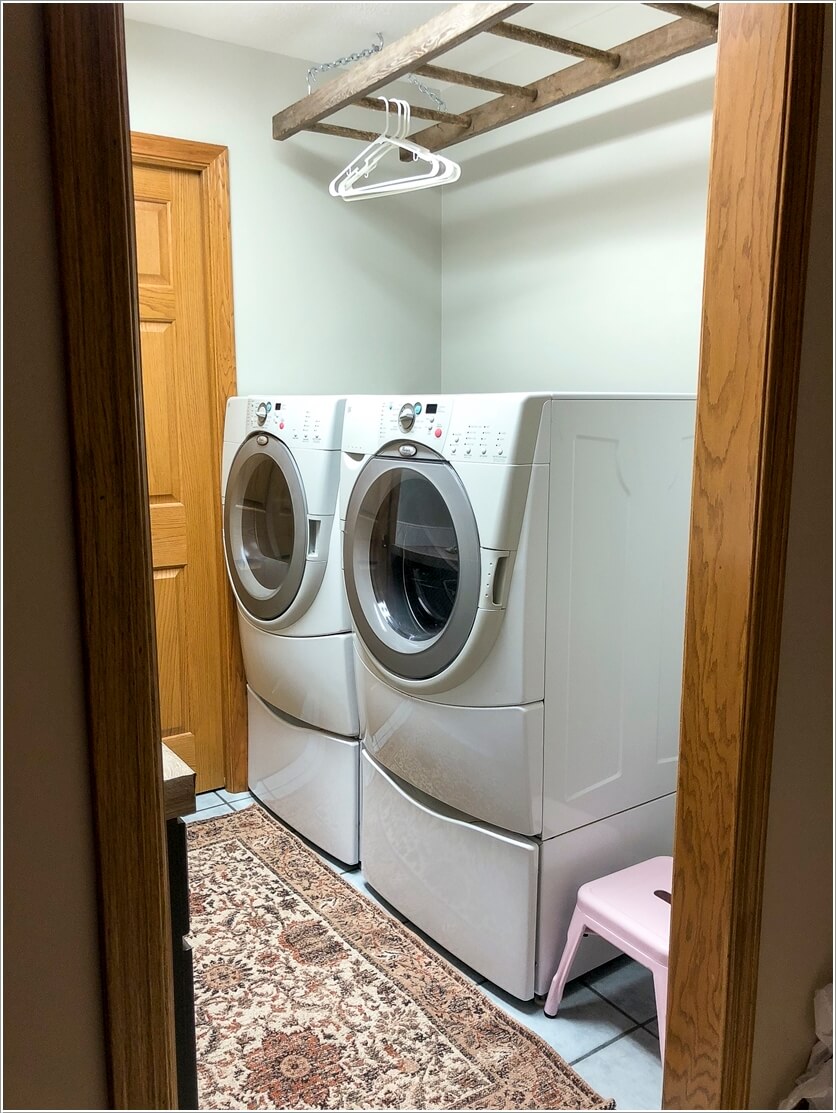 10 Clothes Hanging Solutions for a Laundry Room