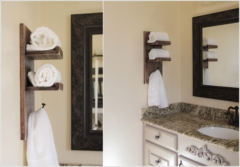 diy towel holder 