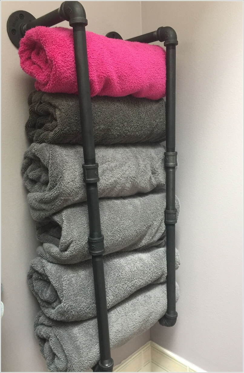 diy towel holder 