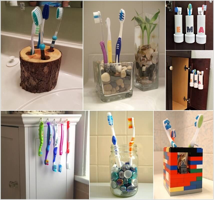 Toothbrush Storage Ideas