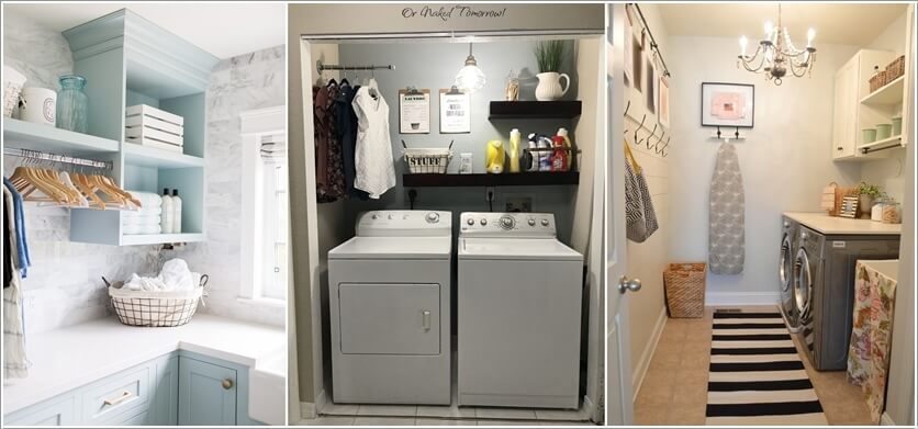 10 Clothes Hanging Solutions for a Laundry Room