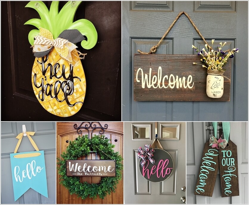 Front Door Welcome Signs 