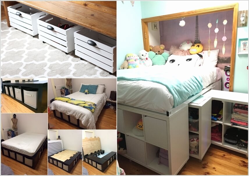 DIY Under Bed Storage Ideas