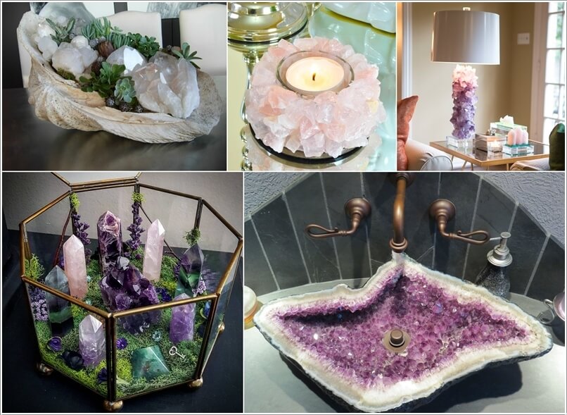 Ideas to Decorate with Crystals and Minerals