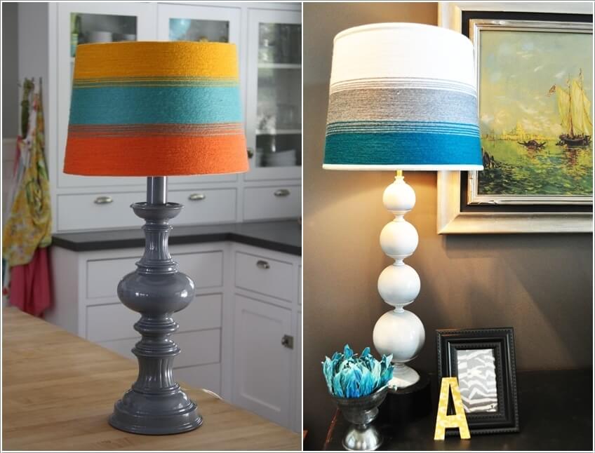 diy lampshade makeover 