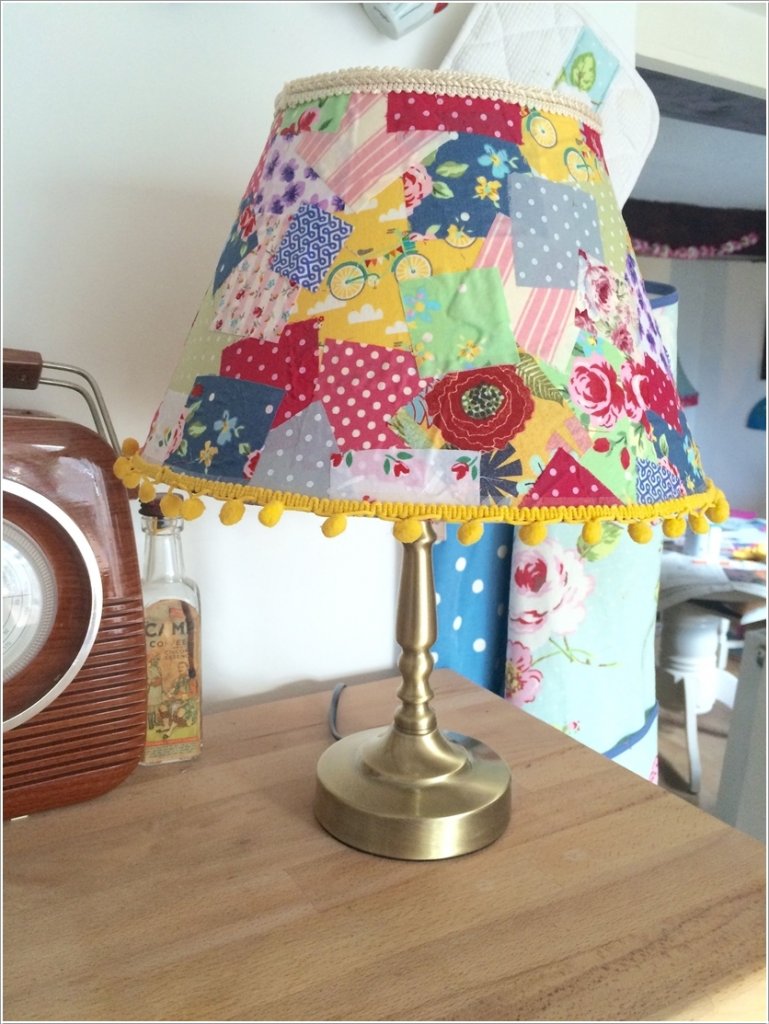 diy lampshade makeover 