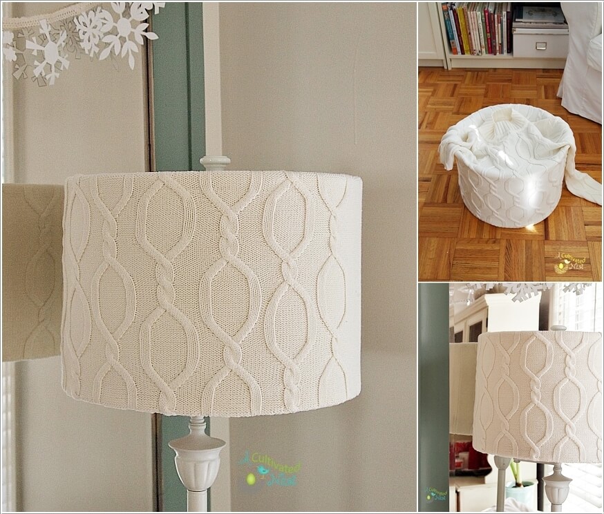 diy lampshade makeover 