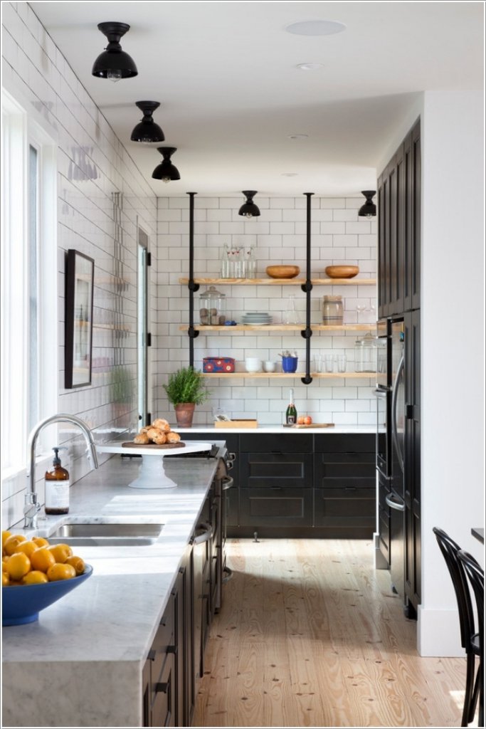  Black and White Kitchen