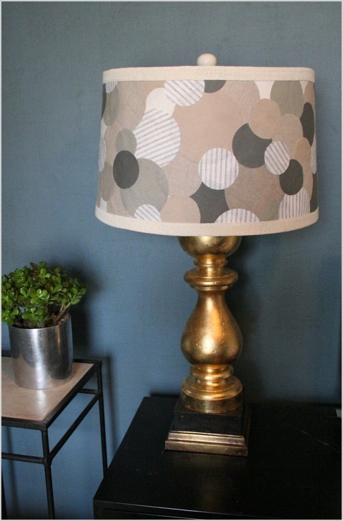 diy lampshade makeover 