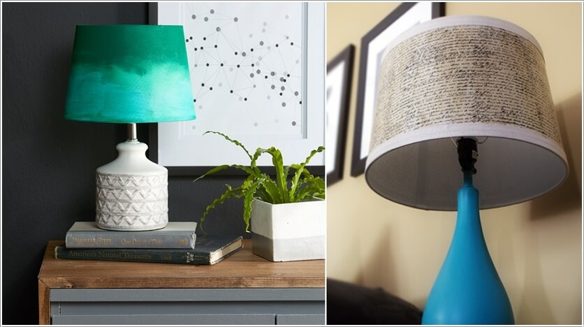 diy lampshade makeover 