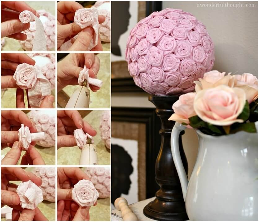 DIY Crepe Paper Decoration