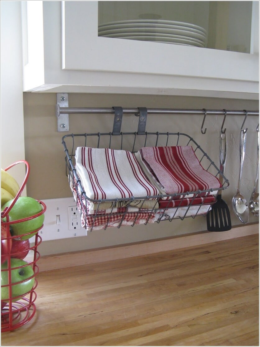 Clever Dishcloth Storage Ideas
