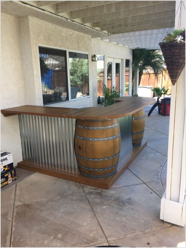 diy outdoor bar