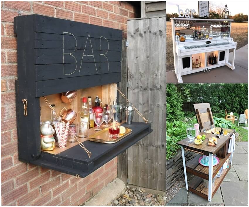 diy outdoor bar