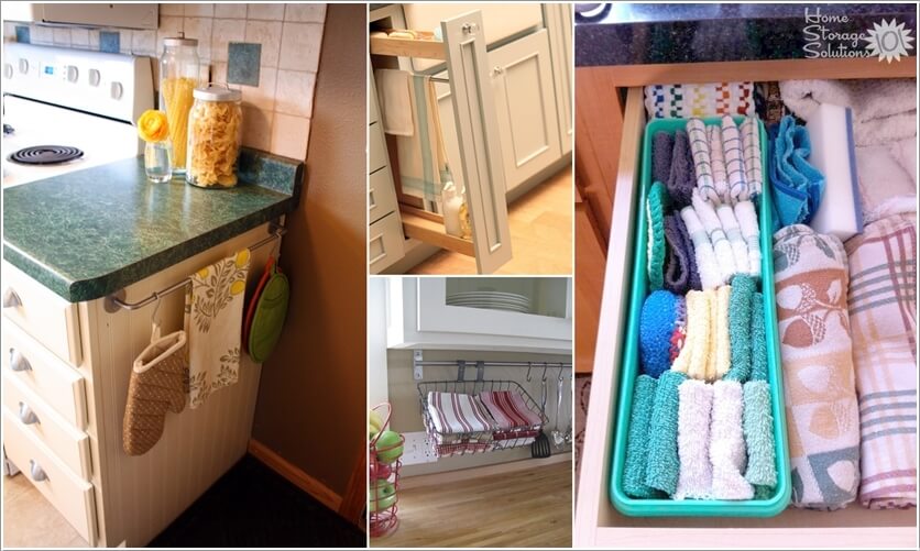 Dishcloth Storage Ideas