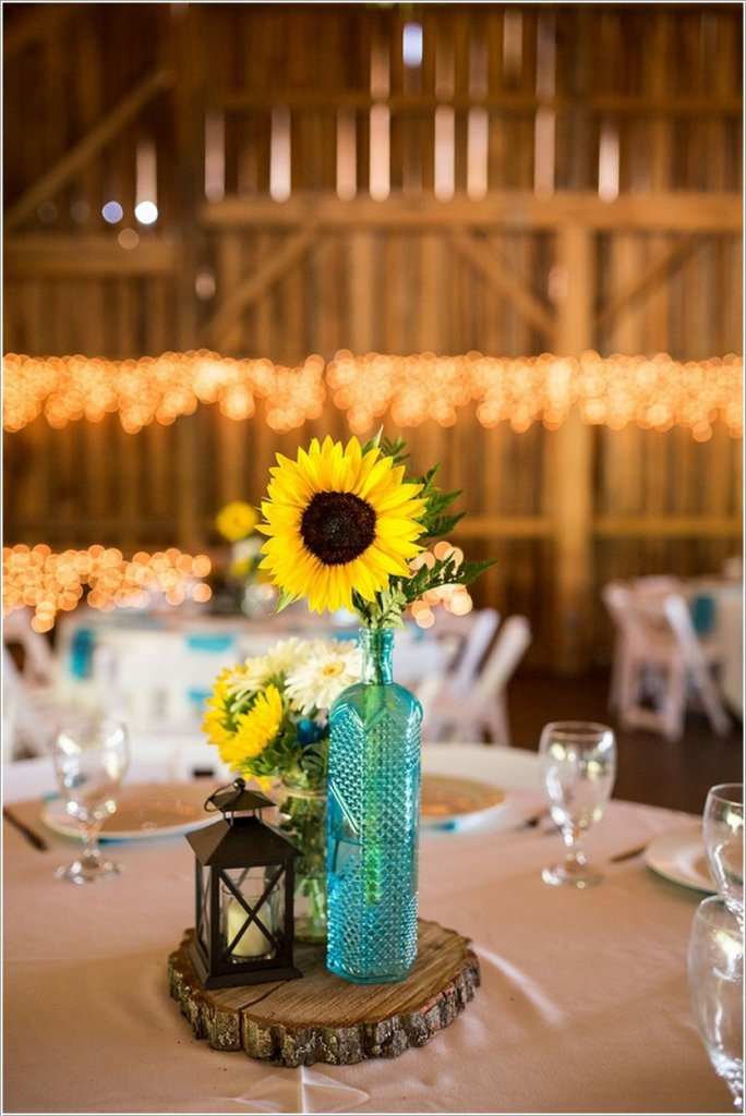 sunflower wedding decor 