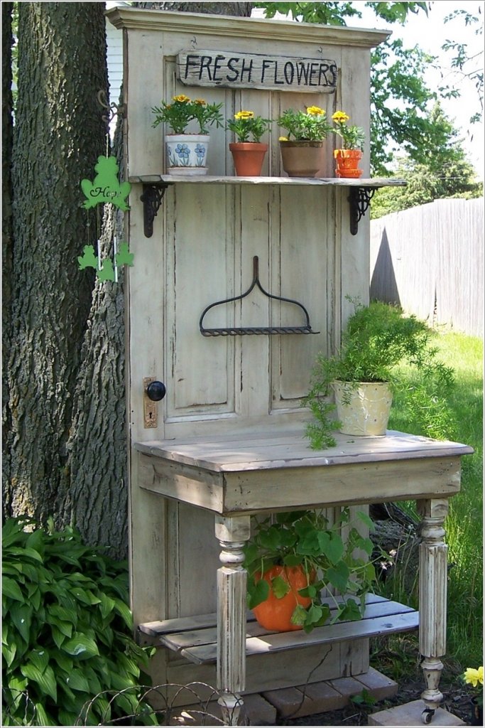 Old door recycle ideas 