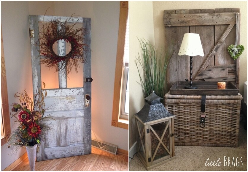 Old door recycle ideas 