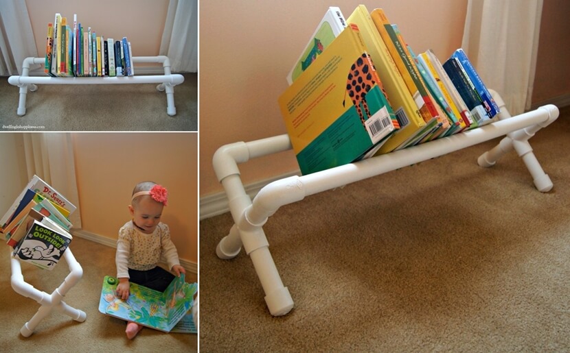 DIY Kids Book Storage Ideas 