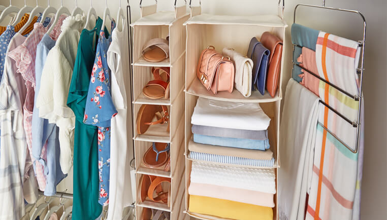 closet storage hacks 