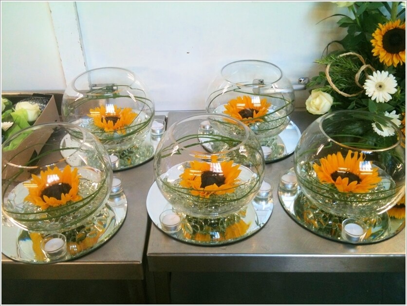 sunflower wedding decor 