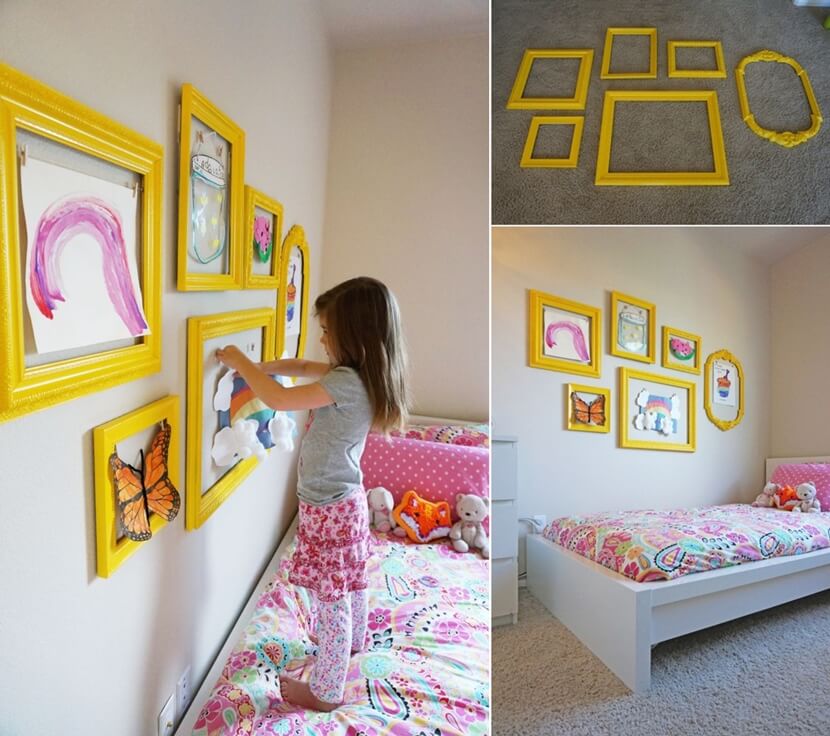 Inexpensive Kids Room Wall Decor Ideas 