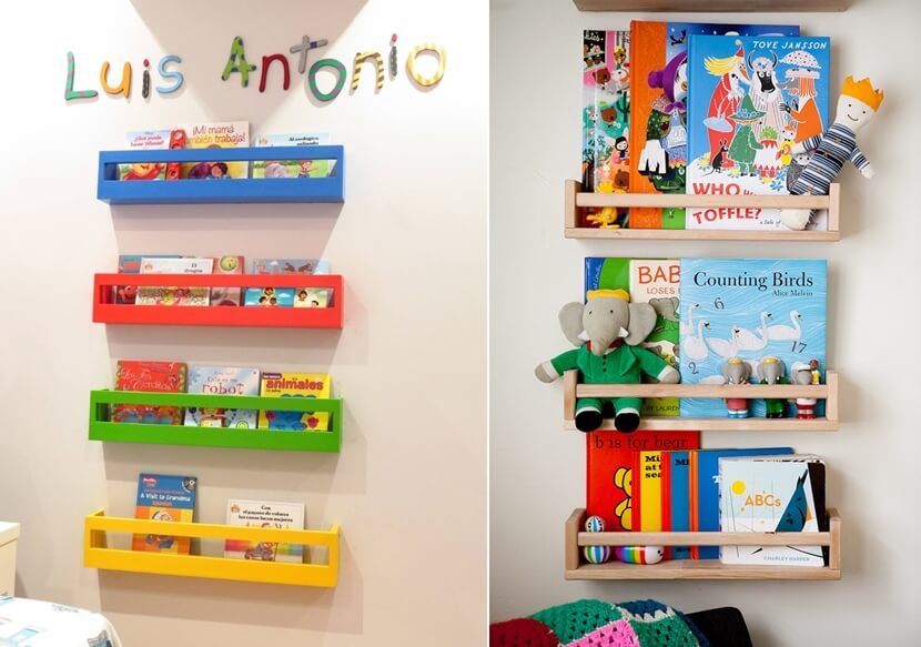 DIY Kids Book Storage Ideas 