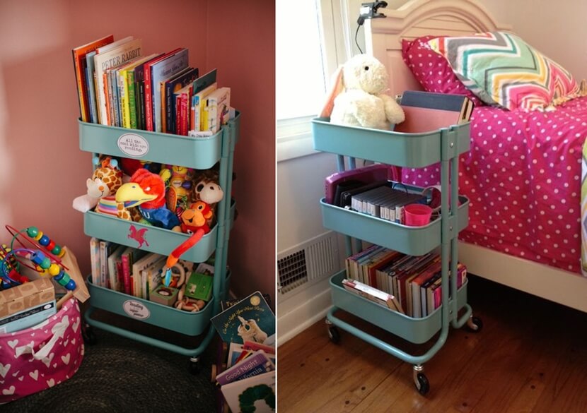 DIY Kids Book Storage Ideas 