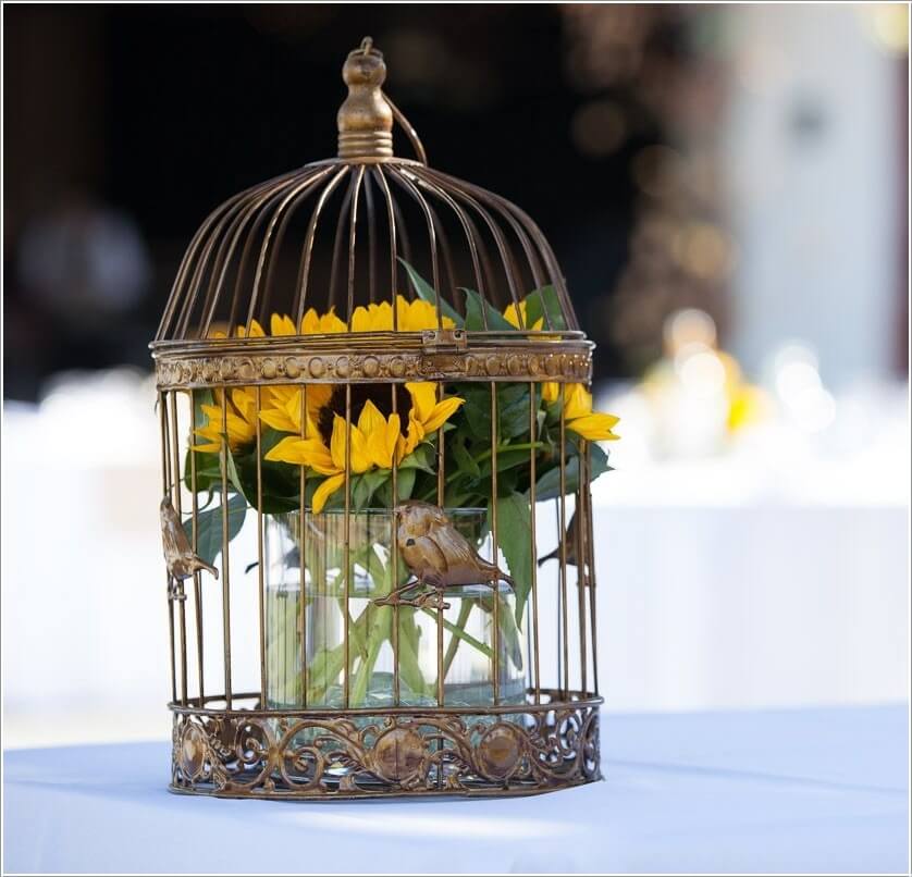 sunflower wedding decor 