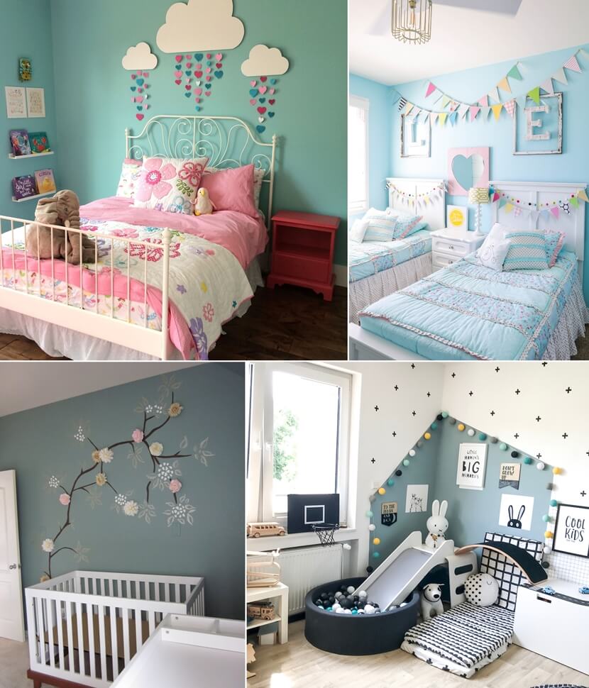 kids bedroom wall design