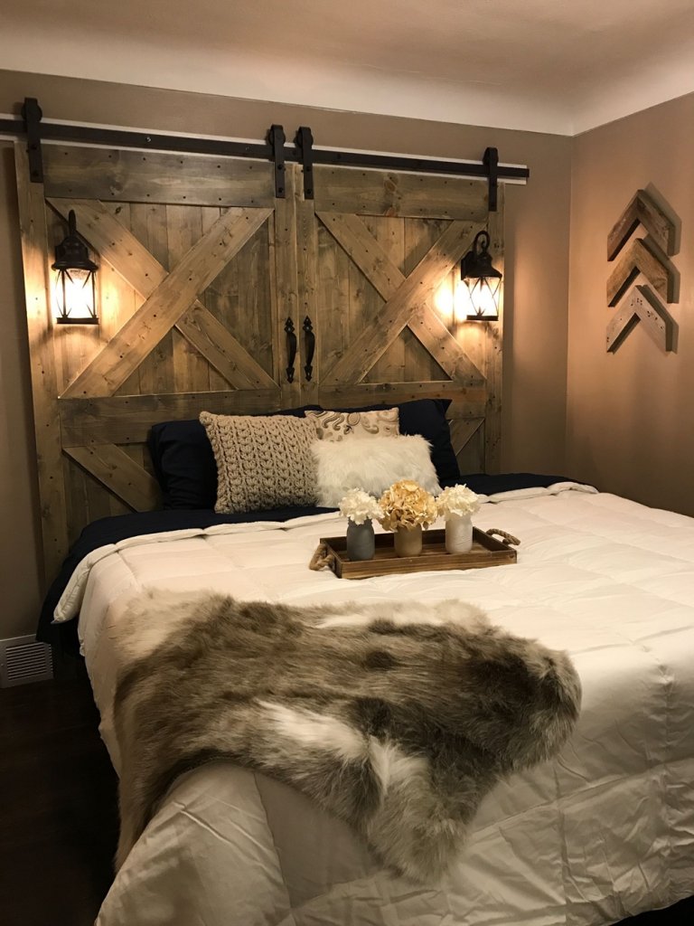 DIY Rustic Bedroom Projects 