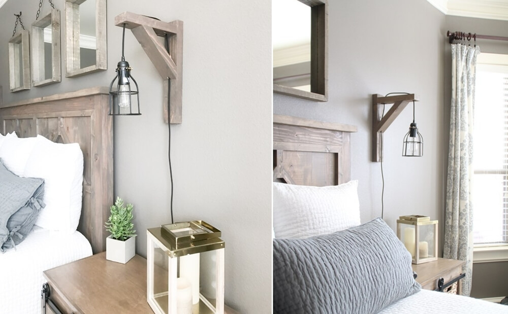 DIY Rustic Bedroom Projects 