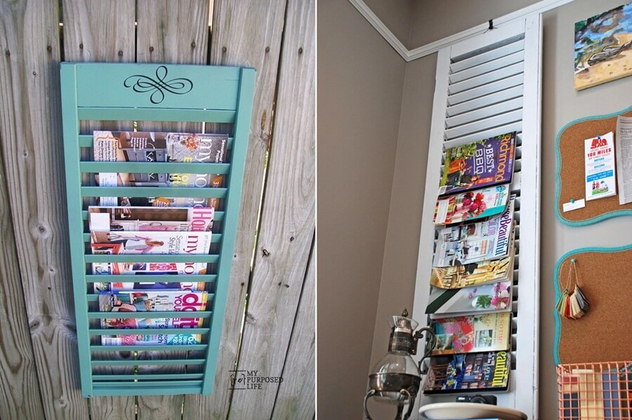 DIY Magazine Rack