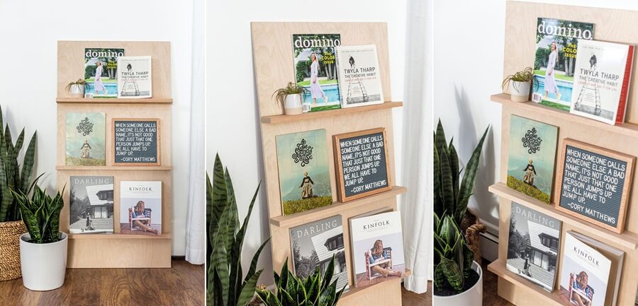 DIY Magazine Rack