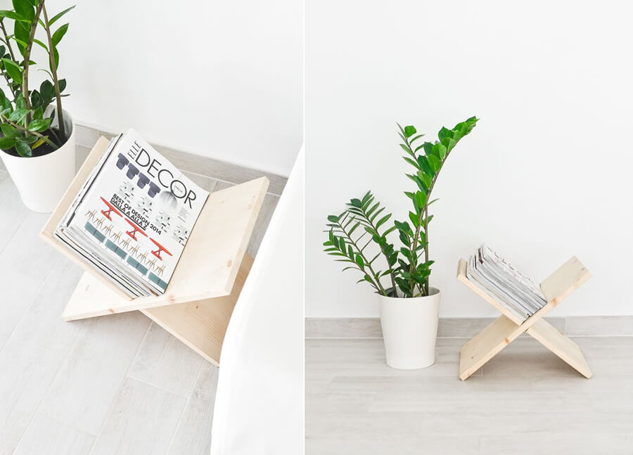 DIY Magazine Rack