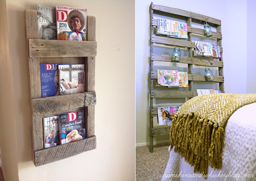 DIY Magazine Rack