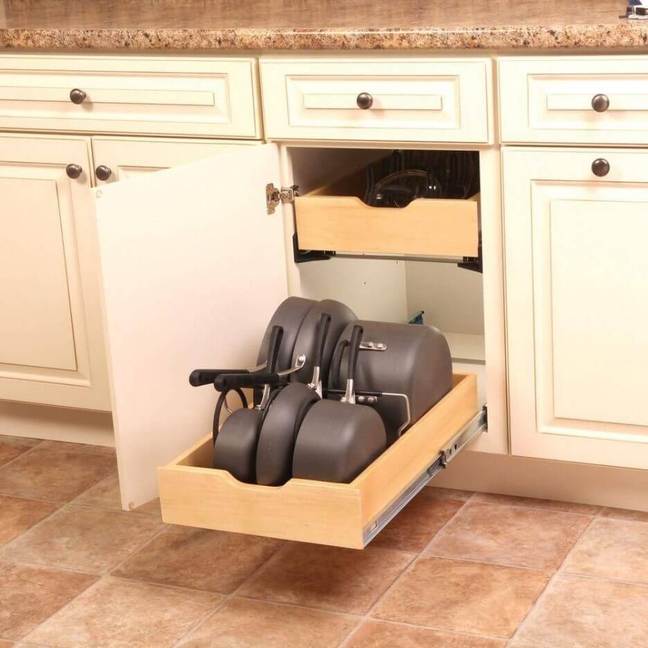 base cabinet storage ideas