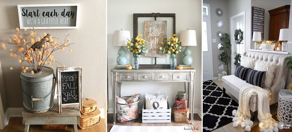 Fall Entryway Decor Ideas