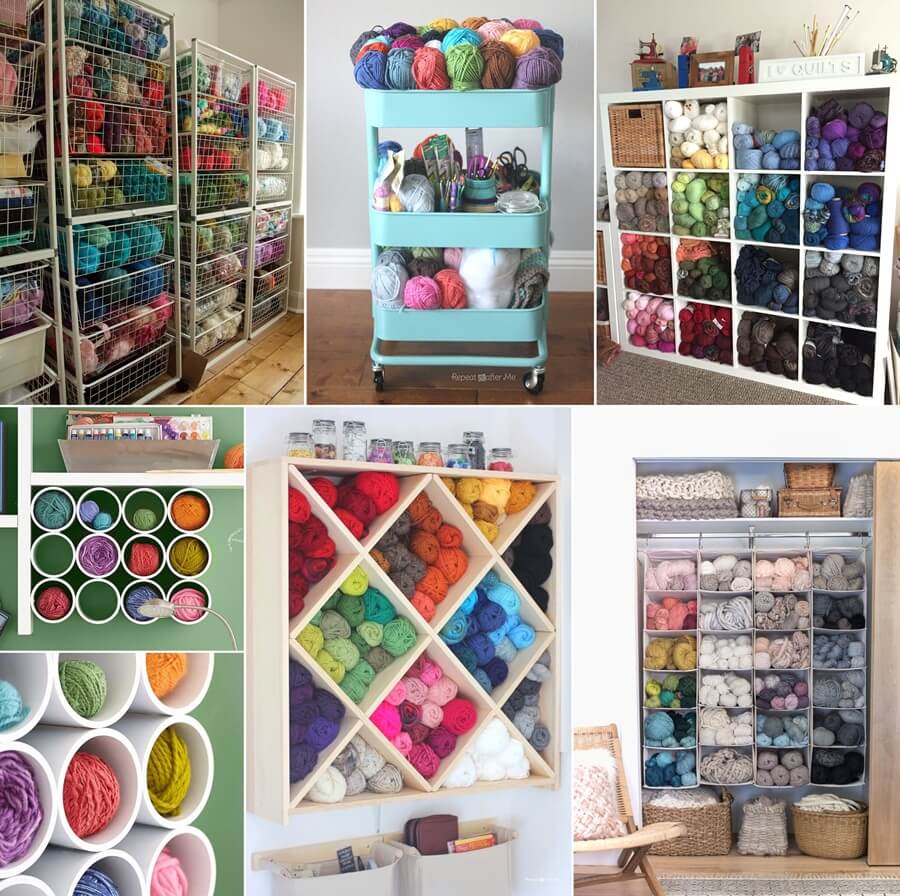 Yarn Storage Ideas 