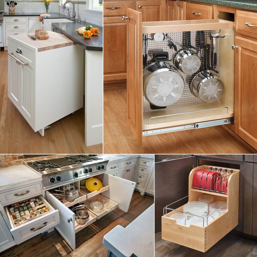 base cabinet storage ideas