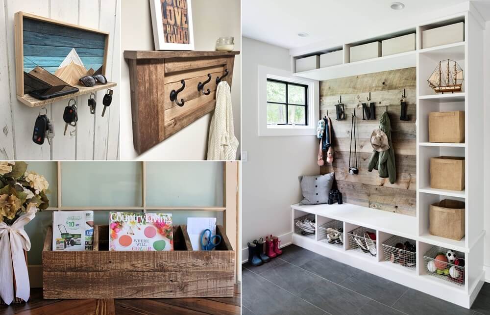 Entryway Projects with Reclaimed Wood