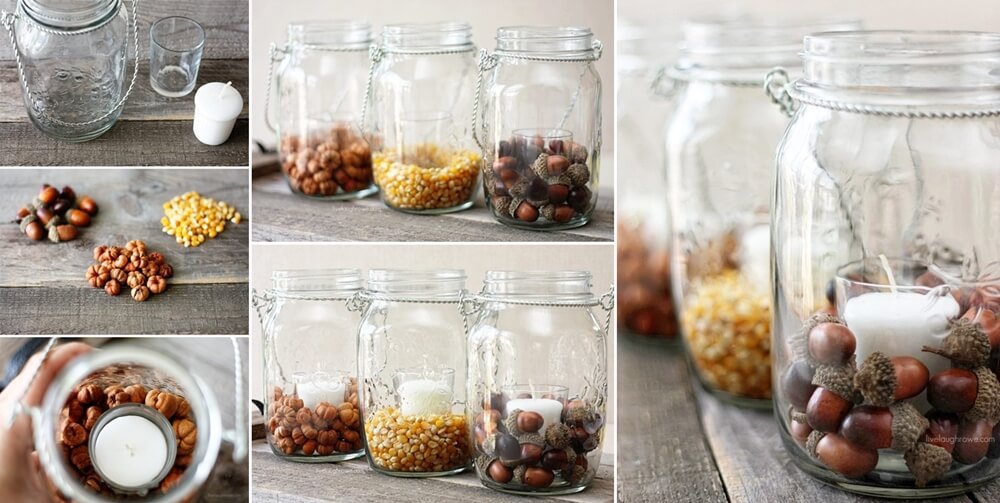 DIY Mason Jar Fall Crafts 