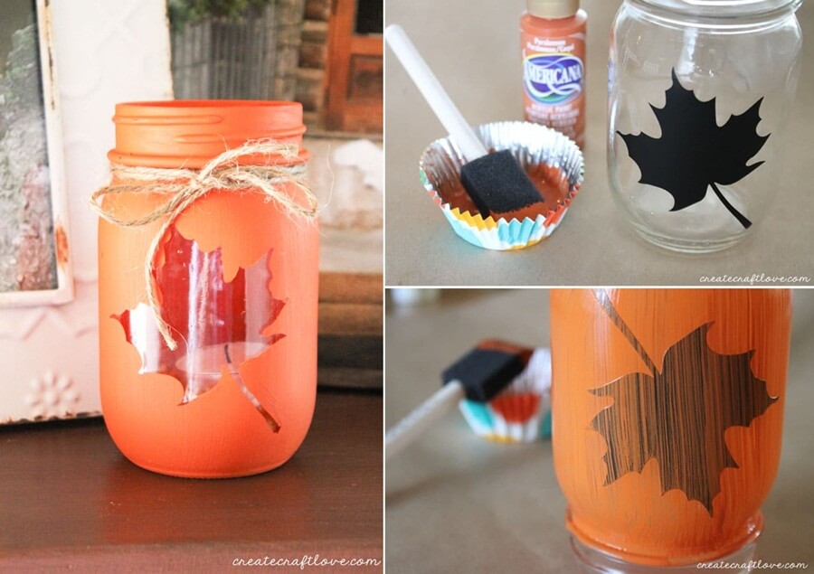 DIY Mason Jar Fall Crafts 