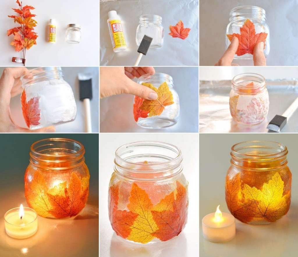 DIY Mason Jar Fall Crafts 