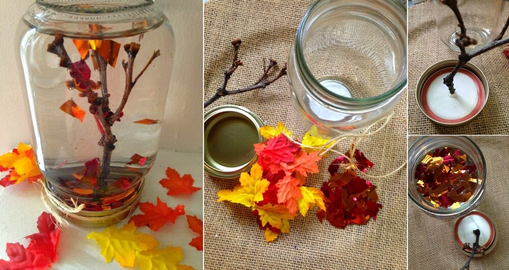 DIY Mason Jar Fall Crafts 