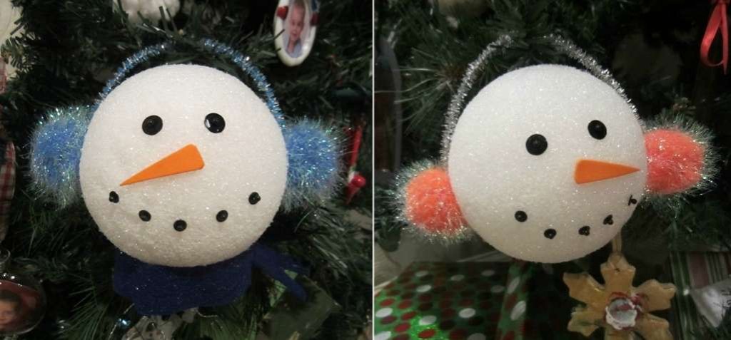 DIY Snowman Ornament Ideas