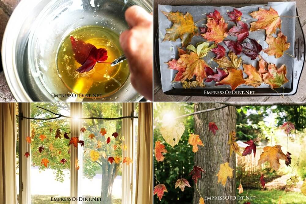 diy fall leaf crafts 