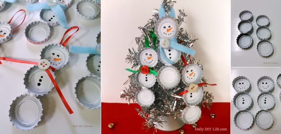 DIY Snowman Ornament Ideas